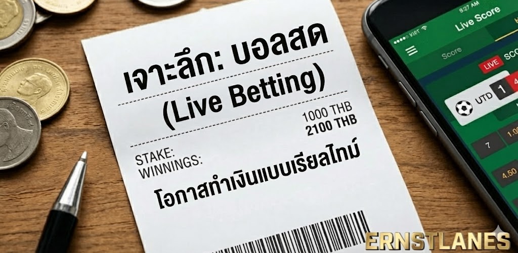 เจาะลึกบอลสด (Live Betting)